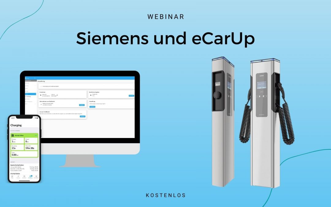Webinar Siemens Ladestationen im eCarUp Backend